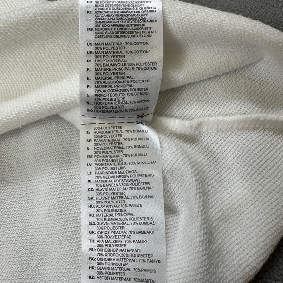 NWT Adidas Cropped Sweatshirt Womens S Crew Neck Logo Orange Purple Sweater - Picture 8 of 10